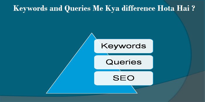 Keywords and Queries Me Kya difference Hai
