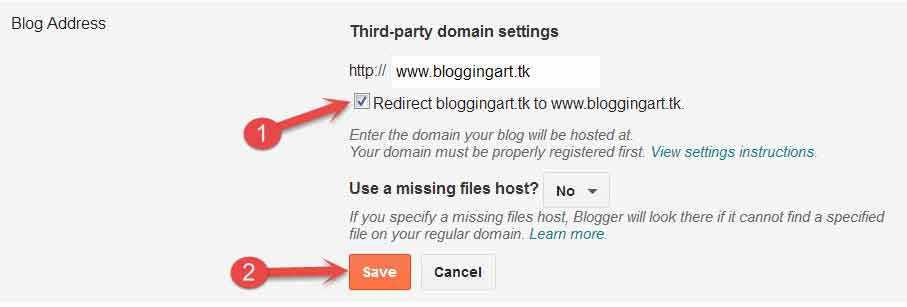 Redirect domain non www to www