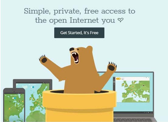 TunnelBear vpn chrome extension